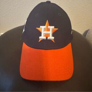 Houston Astros 2017 World Series 39THIRTY Flex Fit Hat New Era Small/Medium Navy